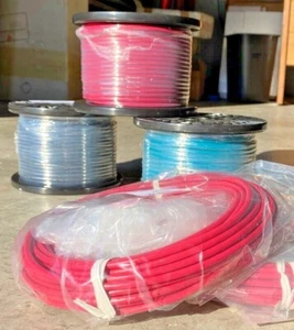 10 AWG HOOK UP WIRE (RED, GREEN, BLACK) , PVC (TC) 105/30 - Picture 1 of 3