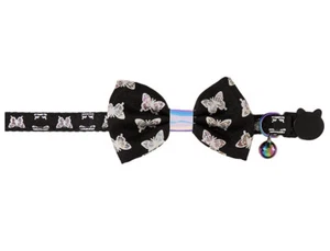 Whisker City® Butterfly Print Bow with Bell Easy Release Adult Cat Collar - Picture 1 of 1