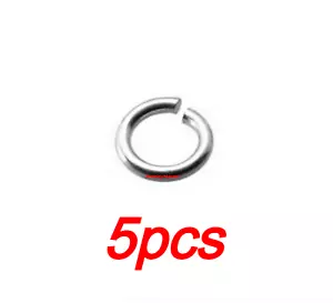 (5) ***PEQUEÑO*** 2.25mm OD 1mm ID Sólido PLATINO 950 24ga Calibre Anillo de Salto Abierto EE. UU. - Imagen 1 de 3