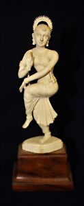 Hand-Carved figure of Parvati dancing. Consort of Shiva Nataraja 