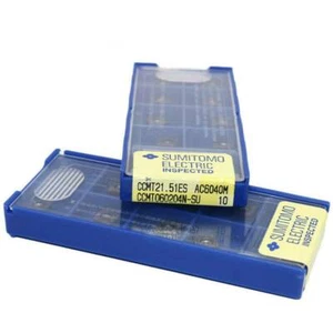 10Pcs SUMITOMO CNC Carbide Inserts CCMT060204N-SU AC6040M CCMT21.51ESU - Picture 1 of 2