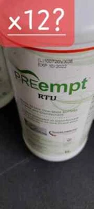 Expired 10/2022 CASE of 12? PREempt RTU Multi-Surface One-Step 1 quart - Picture 1 of 1