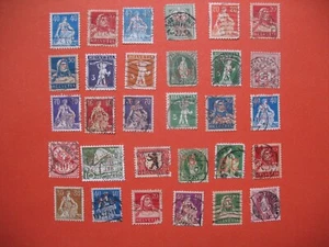 Lot de timbre perforé de Suisse, Stamp Perfin, TBE, à Voir - Picture 1 of 2