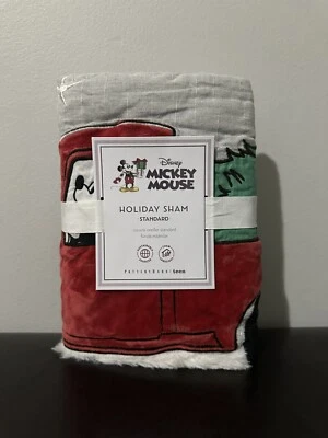 Pottery Barn Niños Disney Mickey Mouse Camión de Vacaciones Estándar Acolchado Almohada Falsa Foto 1 de 2