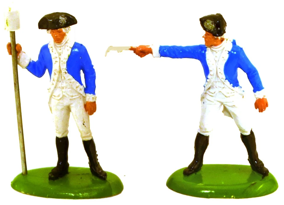 1:32 Britains' #9737a Herald Colonial Artillerymen - 2 painted plastic figures - Image 1 of 1