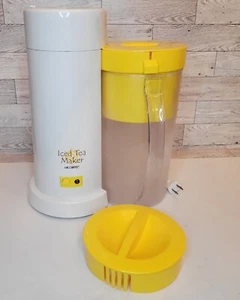 MR. COFFEE 2QT Loose Or Bagged Yellow Iced Tea Maker - Model TM1S TM1.7 Tested - Picture 1 of 8