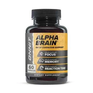 New Alpha Brain Memory & Focus Daily Cognitive Support 60 CAPSULES Exp 04/2026+ - Picture 1 of 3