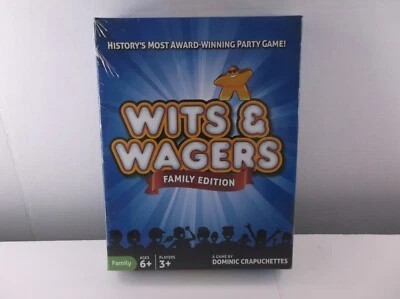 Nuevo paquete Wits & Wagers 2010 edición familiar ganador del premio fiesta juego divertido Foto 1 de 3