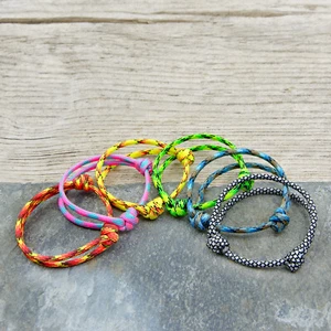 Elite Range, Adjustable Paracord Bracelet Sliding Knot - Multi Colours - UK - Picture 1 of 9