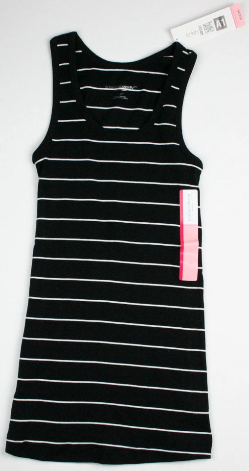 NEW Liz Lange Maternity Tank Top Black White Shirt Cotton NWT Shirt Top Size M - Image 1 of 1