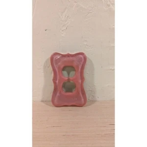 Vintage Pink Lucite Electric  Type Plug Cover - Picture 1 of 5