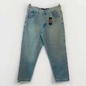Vintage Y2k Moda Jeans Baggy 38 x 34 Skater Grunge Wide Leg High Rise - Picture 1 of 8