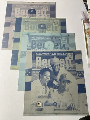Griffey Jr 2013 Beckett 1/1, 4-Matching Printing Plates ONE OF ONE Certified! - Image 1 of 3