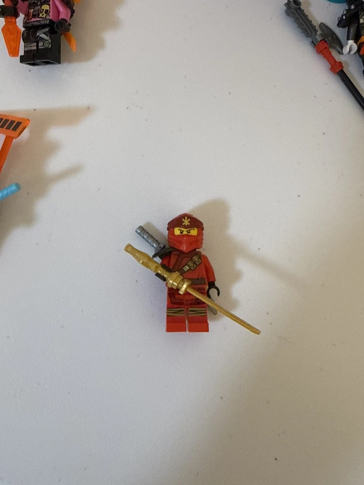Мини-фигурка LEGO винтажная минифигурка игрушка строительный блок Ninjago Ninja Lloyd Red Cole - Изображение 1 из 1