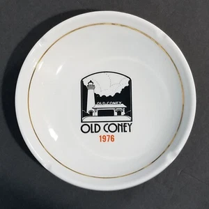 Vintage Cincinnati Ohio 1976 Old Coney Ashtray 7 Inch Round Ceramic  - Picture 1 of 13