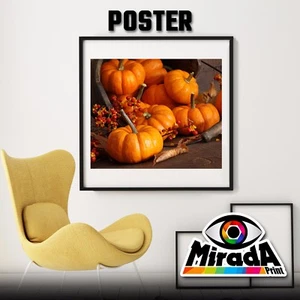 Póster Halloween Horror Fiesta Calabaza Temporada Cocina Otoño Calabazas - Imagen 1 de 1