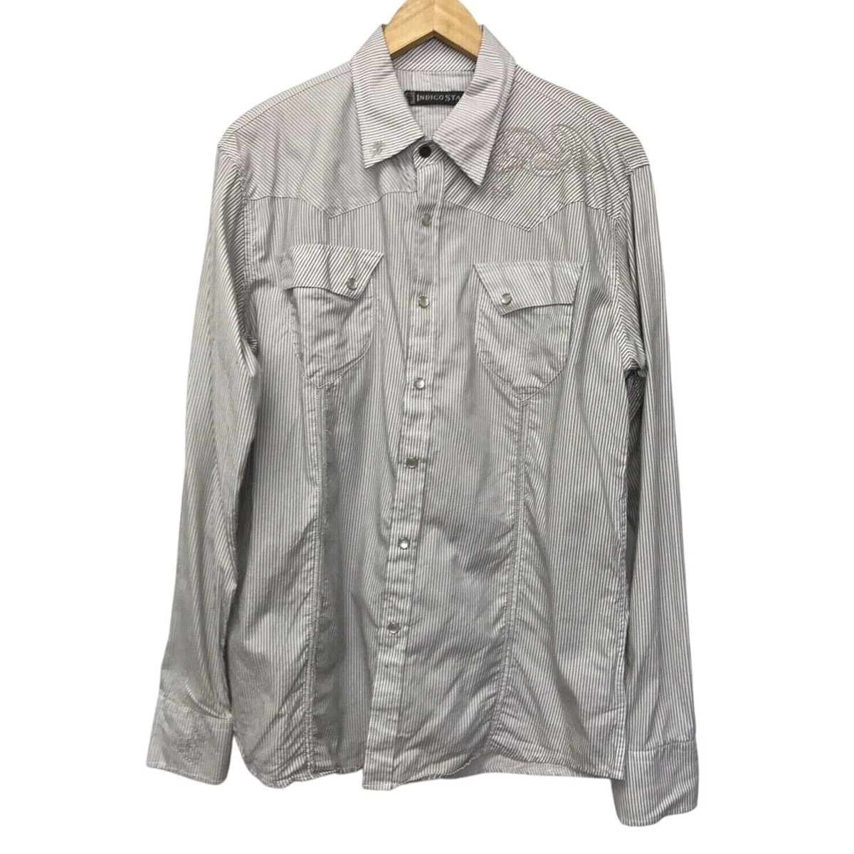 Indigo Star White Shirts for Men for sale | eBay