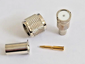 81-115-RFX MINI SPINA A CRIMPARE UHF PER RG-58 141 142A - Foto 1 di 2
