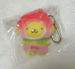 Sanrio POMPOMPURIN Peach Fruit Chibitomo Keychain Mascot Figure Japan NEW - Picture 1 of 1