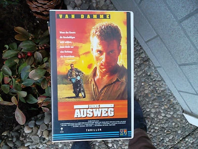 Ohne Ausweg, packender Thriller, Jean Claude van Damme, gut erhal. VHS-Kassette - Bild 1 von 2