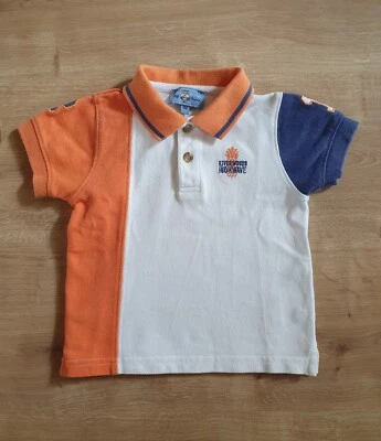 River Woods Baby Poloshirt Gr 9 Monate Kurzarm Polo T-Shirt zum Rumräubern  - Bild 1 von 4