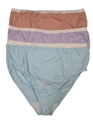 Breezies Hi-cut Cotton Briefs 3 pack Size 15 - A632207 - Image 1 of 4