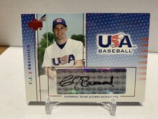 CJ Bressoud 2004 USA Baseball National Team Alumni Signatures Black Ink Auto