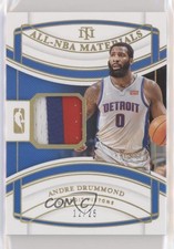 2019-20 Panini National Treasures All-NBA Materials Prime /25 Andre Drummond