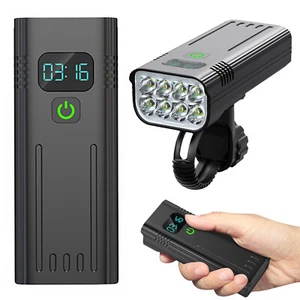 LED Bike Light USB Rechargeable Bicycle Front Headlight Waterproof Super Bright - Picture 1 of 23