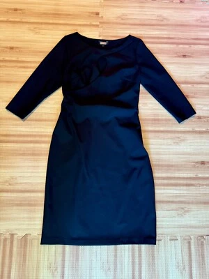 Vestido Alexia Admor Negro Elástico Midi Funda Formal Talla 8 Foto 1 de 4