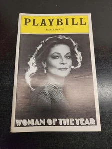 Woman of The Year Playbill - Palace Theater - Lauren Becall - March 1982 - Picture 1 of 4