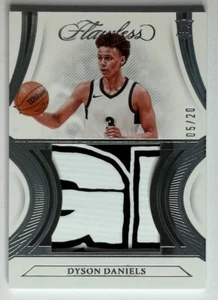 Parche Panini Flawless Collegiate Dyson Daniels Rookie 2022-23/20 Pelicans - Imagen 1 de 3