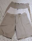 St John Bay Chino Power Stretch Shorts Size 36 3 PAIRS New With Tags