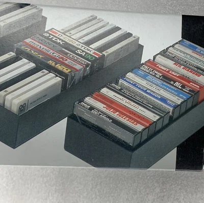 15 Cassette Tape Storage System Plastic Soho Tote Made In USA Vintage NEW Z1 - Image 1 of 4
