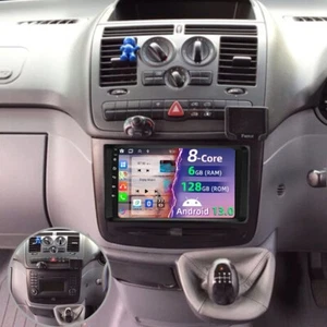 6G+128GB Autoradio Carplay Für Mercedes Benz W639 Vito Viano W906 Sprinter W169 - Bild 1 von 14