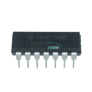 10PCS LM324N LM324 DIP-14 TI Low Power Quad Op-Amp IC DIP4 - Picture 1 of 8