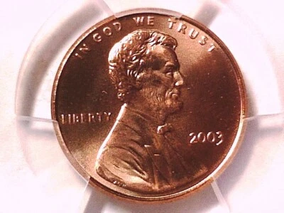2003 P Lincoln Memorial Cent PCGS MS 68 RD 38246950 - Image 1 of 3