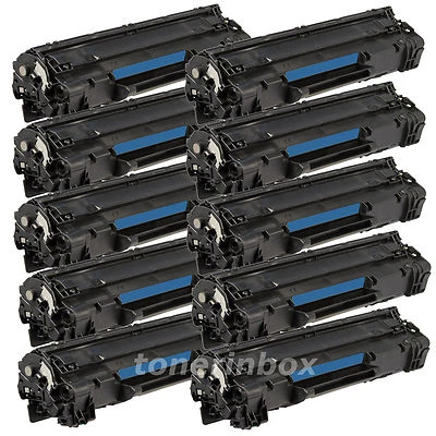 10pk Compatible CE285A 85A Toner For HP Laserjet Pro P1102 P1102W M1132 M1212nf - Image 1 of 2