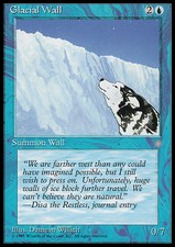Magic the Gathering MTG Glacial Wall (71) Ice Age   LP