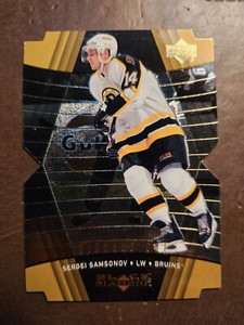 1999-00 Black Diamond Sergei Samsonov Die-Cut #7 Bruins