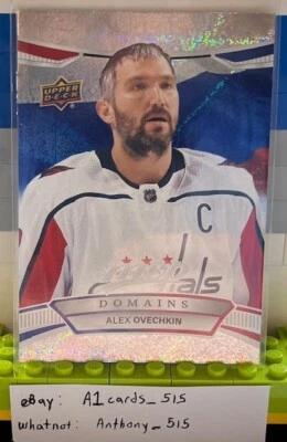 Alex Ovechkin - 2022-23 Upper Deck MVP Domains #NA-8 - Washington Capitals - Image 1 of 3