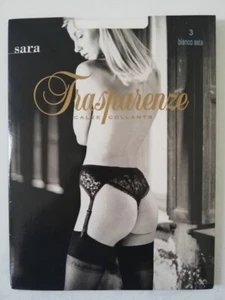 TRASPARENZE BAS PORTE JARRETELLE TAILLE 3 MODELE SARA COULEUR ECRU - Picture 1 of 2