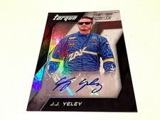J.J. 2016 Yeley Panini Torque Driver Scripts Refractor NASCAR Autograph #DS-JY