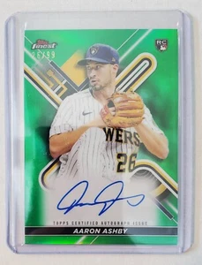 2022 Finest Aaron Ashby RC #FA-AA Green Auto /99 - Picture 1 of 2