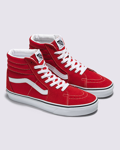 Vans SK8 Hi Core Classics Racing Rosso Vero Bianco Taglia 1 UY