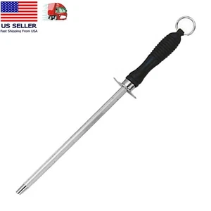1 Pc 11" Stainless Steel Knife Sharpener, Honing Rod, Kitchen Knife Sharpener - Picture 1 of 10