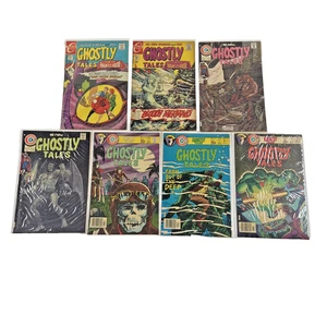 Ghostly Tales #89, 91, 114, 116, 128, 129, 132 (Charlton Comics 1966) inferior/medio - Imagen 1 de 8