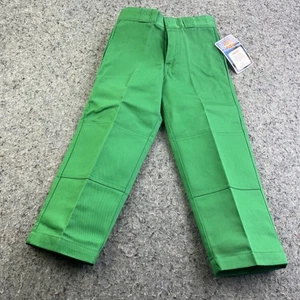 NWT Boy's Dickies Double Knee Green Work Pants Size 5 - Picture 1 of 8