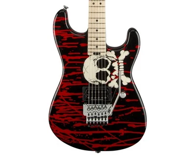 二手 Charvel Warren DeMartini 签名 Pro-Mod San Dimas - Blood & Skulls — 第 1/4 张图片