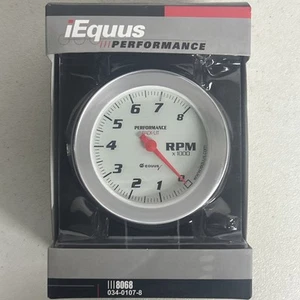 Equus Tachometer Gauge 8068; 8000 Series 0-8000 RPM 3-3/8 in. Electric - Bild 1 von 1